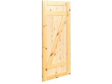 Porte style grange en bois #8541