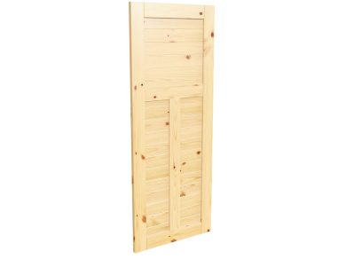 Porte style grange en bois #8546