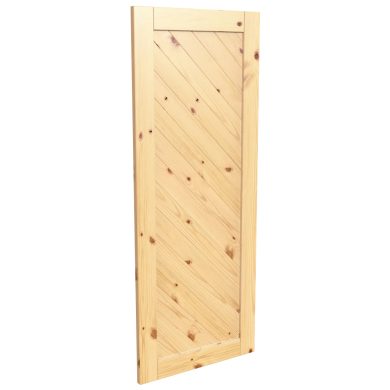 Porte style grange en bois #8549