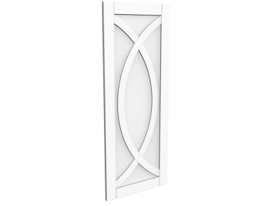 Porte style grange en bois #8550
