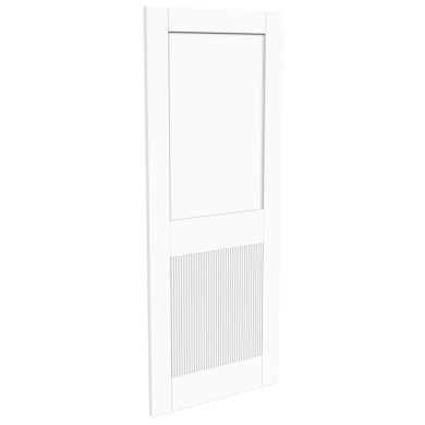 Porte style grange en bois #8567