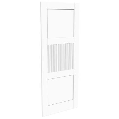 Porte style grange en bois #8576