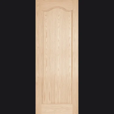 Porte intérieure en bois #2010S à tête arquée en S, chapeau de gendarme – Boilan